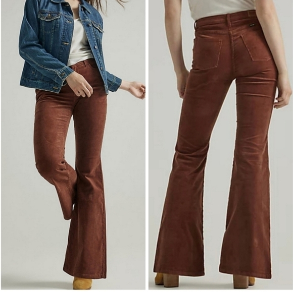 Wrangler Denim - Wrangler Women's Brown Flare Jeans